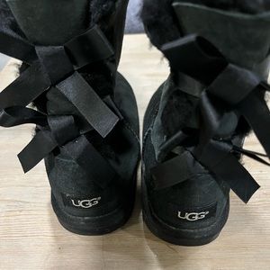 Women’s Black Ugg Boots Size 6.0